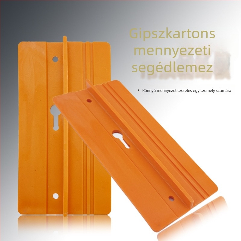 Gipszkarton mennyezet rögzítő eszköz — munkaerő-megtakarító segédtábla (Splint)