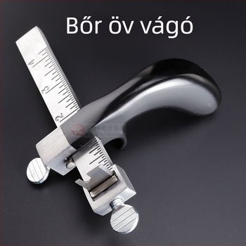 Alumínium fogantyúval ellátott bőrszalagvágó — DIY bőrműveszköz