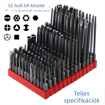 12-darab mágneses fejű csavarhúzó készlet S2 ötvözött szerszámacéllal