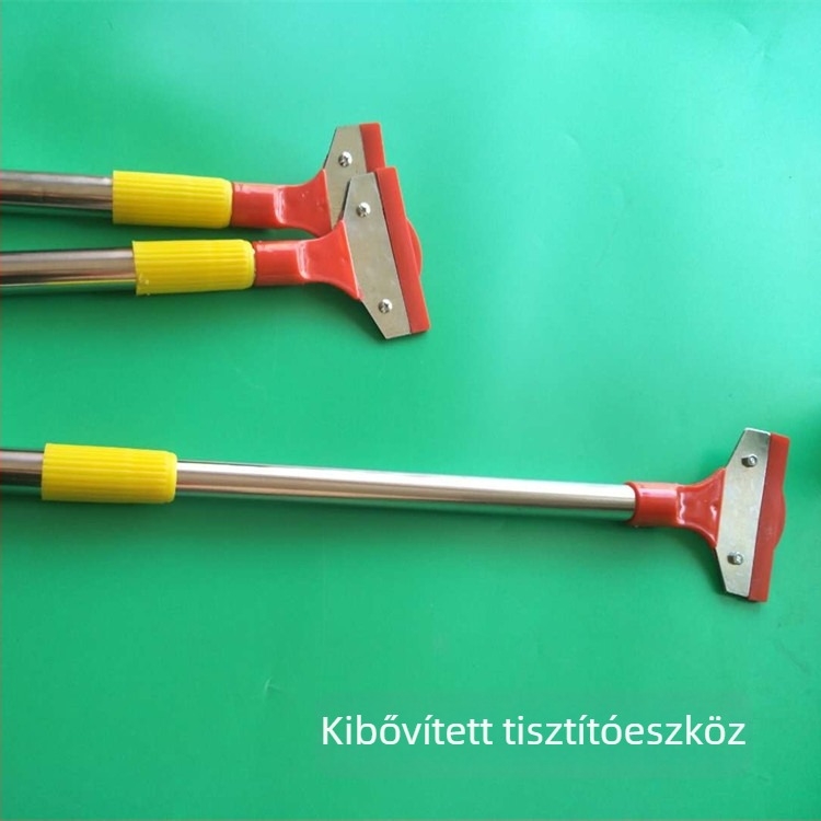 Dingzhen Rozsdamentes acél teleszkópos kaparó üveg- és padlótisztításhoz