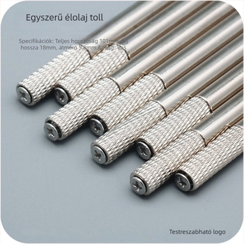 Edge oil pen bőr DIY-hoz, vas élkezelő eszköz olajos kezeléshez, 10 darab csomagban, 100 darab a dobozban