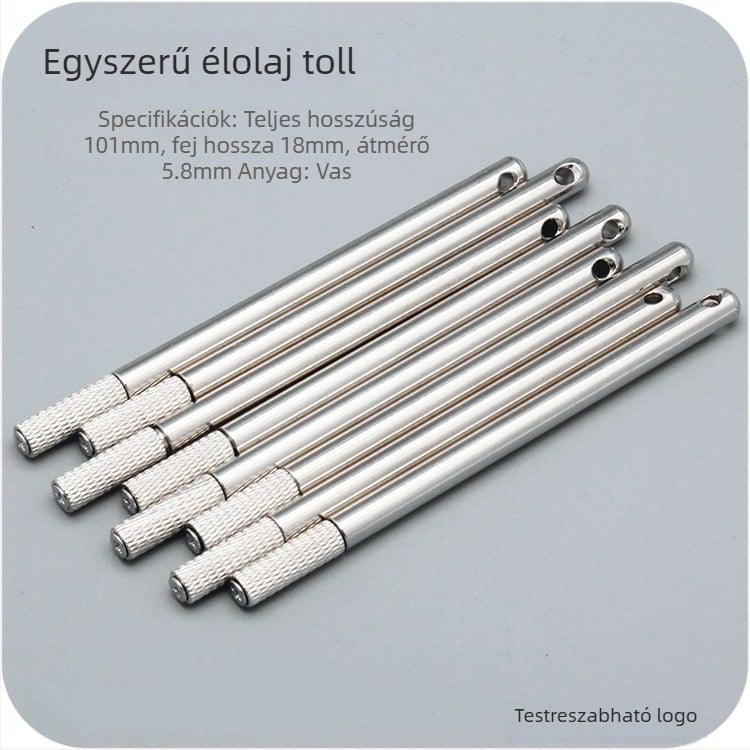 Edge oil pen bőr DIY-hoz, vas élkezelő eszköz olajos kezeléshez, 10 darab csomagban, 100 darab a dobozban