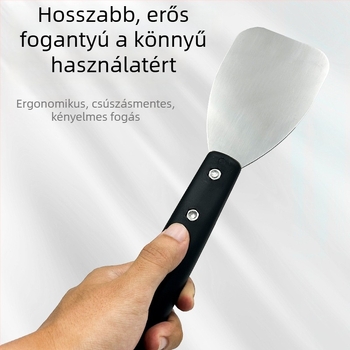 Putty Knife és kaparó hosszú nyéllel, éles pengével, vakoláshoz, gletteléshez, festéshez és cementes csempék kaparáshoz