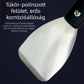 Putty Knife és kaparó hosszú nyéllel, éles pengével, vakoláshoz, gletteléshez, festéshez és cementes csempék kaparáshoz