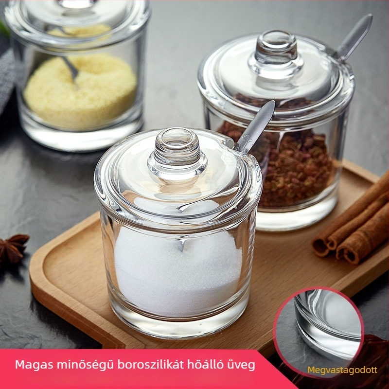 Konyhai fűszertartó készlet – sótartó üvegek, tároló üvegek, modern minimalista stílus, 2023-ben bemutatva