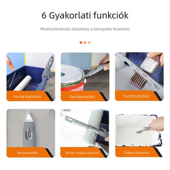 Műanyag, multifunkcionális keverőpálca – latex és vízbázisú festékekhez