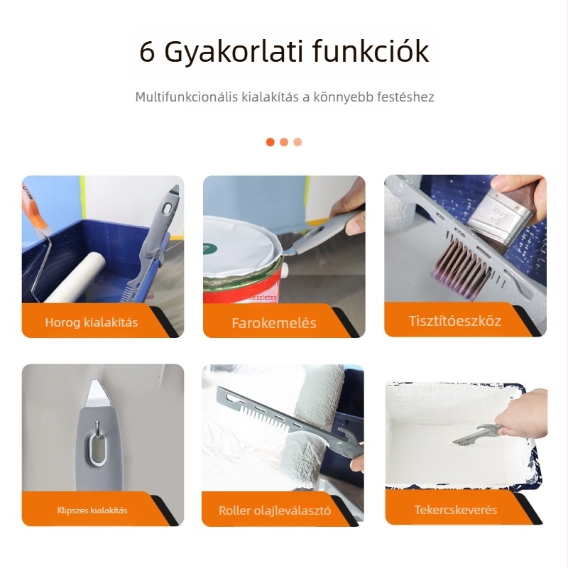 Műanyag, multifunkcionális keverőpálca – latex és vízbázisú festékekhez