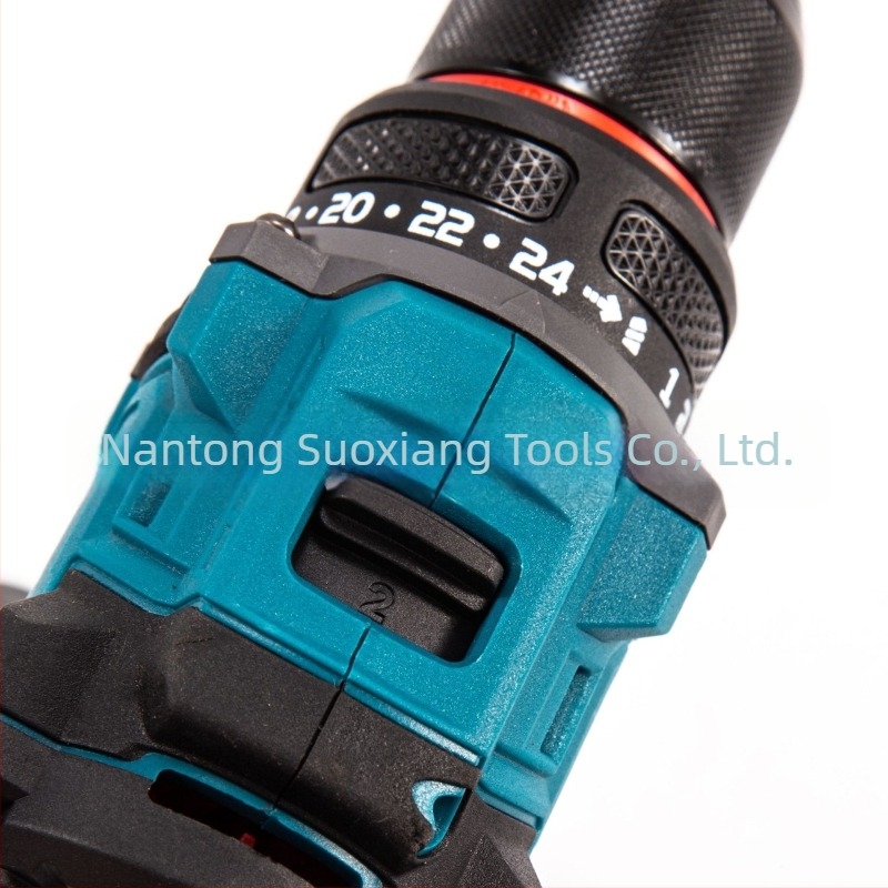 21V vezeték nélküli brushless fúró-csavarbehajtó pisztoly markolattal, multifunkcionális, két sebesség, lítiumakkumulátor