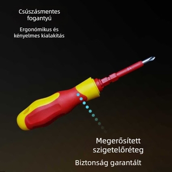 29-in-1 Izolált mágneses kereszfejű csavarhúzó készlet, CR-V acél