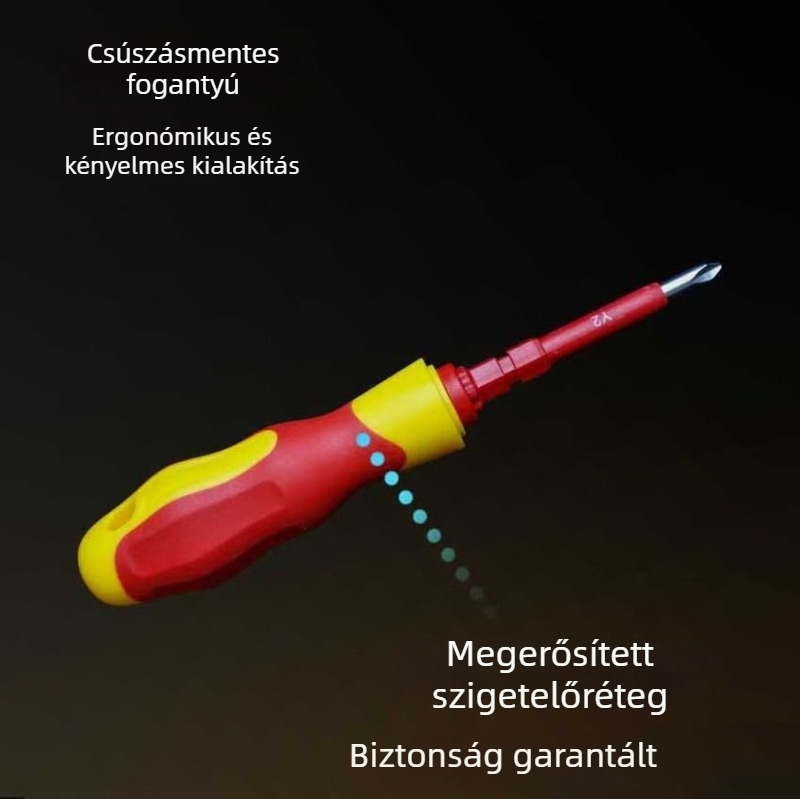 29-in-1 Izolált mágneses kereszfejű csavarhúzó készlet, CR-V acél