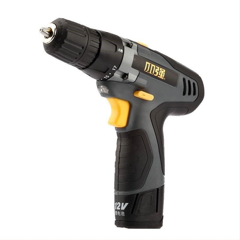 Xiaoqiang akkumulátoros 12V fúró (kézben tartható, előre/hátra, 12V)