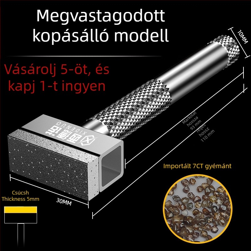 Sideno kézi csiszoló eszköz, korongos csiszoló, formázó kés, gyémánt toll és gyémánt javító csiszoló