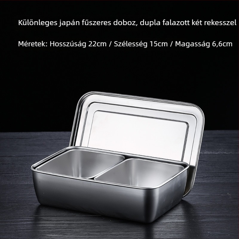Akril fűszertartó kanállal — átlátszó, szilárd fűszertároló, modern letisztult stílus, kiváló minőség