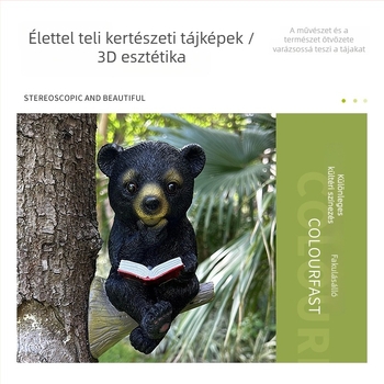 Medve kerti szobor gyantából | Márka: Pengteng; Kategória: Gyanta kézműves termékek; Stílus: modern és minimalist.