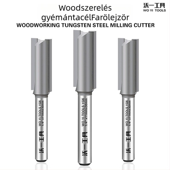 Kétfunkciós csatornázó marófej fához, 11 mm vágóátmérő, 2 élezés, Ø szár 6,35 mm, maximális vágási mélység 30 mm