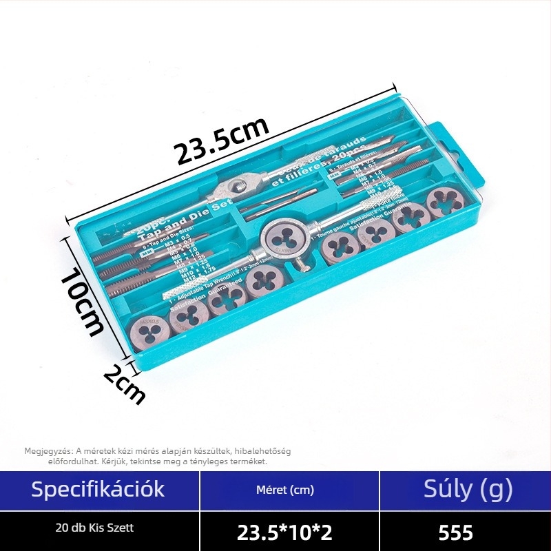 Tisztázást kér: a helyi szaknyelvi kifejezéseket kell használni minden nyelvre (gyakran angol nyelvű kölcsönzésekkel, mint például tap, die, hand wrench), vagy teljesen lokalizált fordításokat készítsek minden nyelvre?