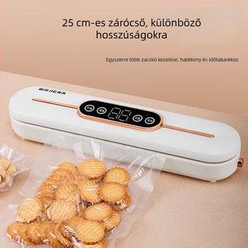 Élelmiszer-vákuumzáró gép – automata, 90W, 110–220V, ABS ház