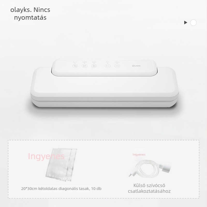 olayks vákuumos élelmiszer-csomagoló készülék - 110W, 220V, 50Hz, súly 1,2 kg, modell: olayks sealing machine, vákuumos zárás és a frissesség megőrzése