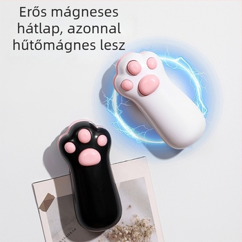 Hordozható mágneses karmás záróeszköz uzsonnás zacskókhoz, kétfunkciós, újratölthető