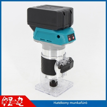 Szenkefe nélküli vezeték nélküli finiselő maró, 21 V Li‑ion akkumulátorral, 6,35 mm tokmány, 6 fokozatú szabályozás