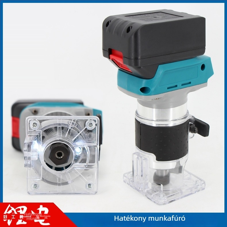 Szenkefe nélküli vezeték nélküli finiselő maró, 21 V Li‑ion akkumulátorral, 6,35 mm tokmány, 6 fokozatú szabályozás