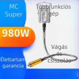 Többfunkciós függő csiszológép 980W, jade- és kő gravírozó gép, fa- és fém megmunkáláshoz, rugalmas tengellyel polírozó eszközzel