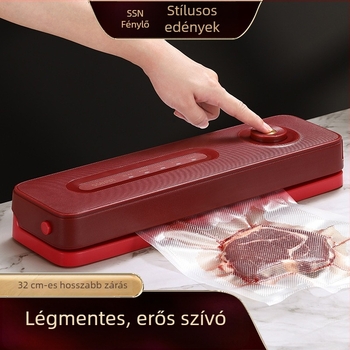 Shiny Superior vákuumzáró gép – modell Light Luxury Sealing Machine, funkciók: vákuumozás, műanyag csomagolás, USB tápegység, műanyag burkolat