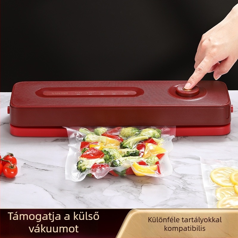 Shiny Superior vákuumzáró gép – modell Light Luxury Sealing Machine, funkciók: vákuumozás, műanyag csomagolás, USB tápegység, műanyag burkolat