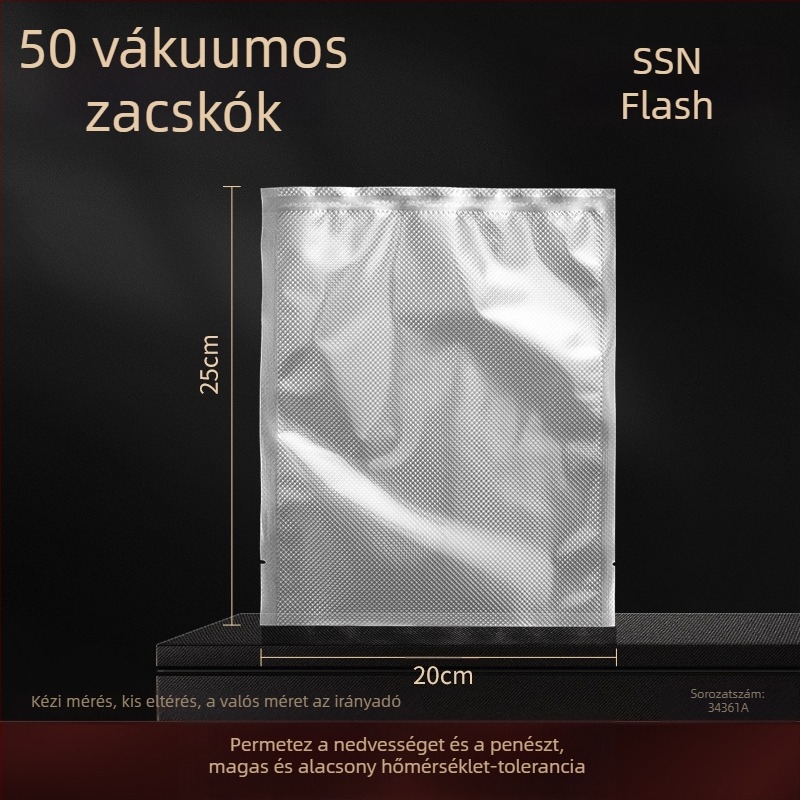 Shiny Superior vákuumzáró gép – modell Light Luxury Sealing Machine, funkciók: vákuumozás, műanyag csomagolás, USB tápegység, műanyag burkolat