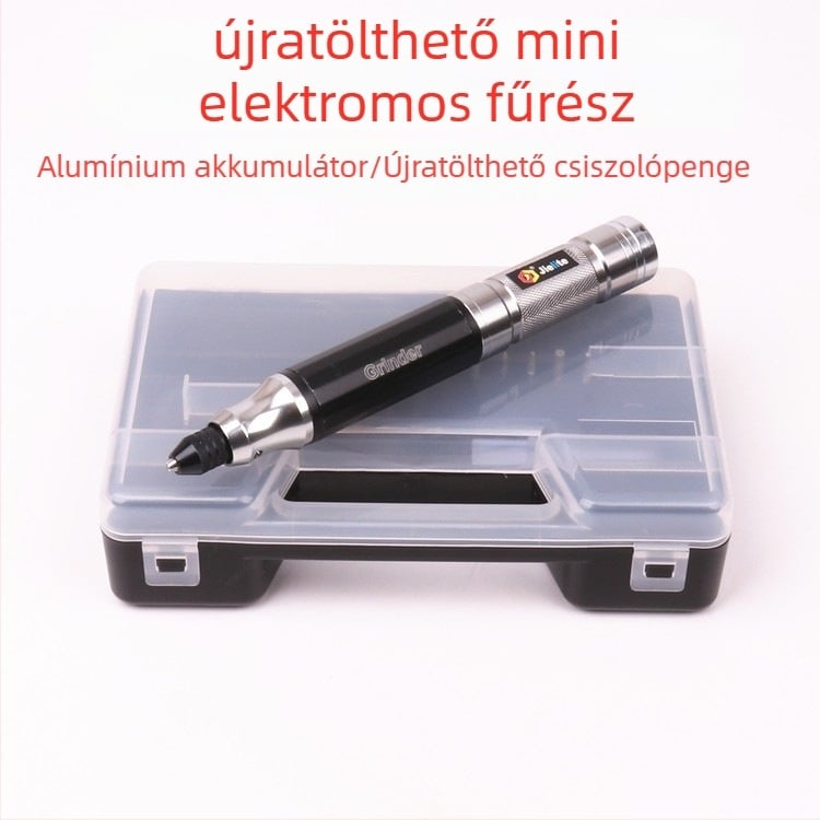 Gerrit Kábel nélküli kézi csiszoló- gravírozó és polírozó eszköz – 3.6V, 0.5kg, újratölthető Li-ion akkumulátor, csiszolófej tartozik, alkalmas formákra/fémre és kőre