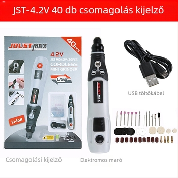 Hang ting kézi akkumulátoros elektromos csiszoló gravírozáshoz és polírozáshoz, 4.2V, három sebesség