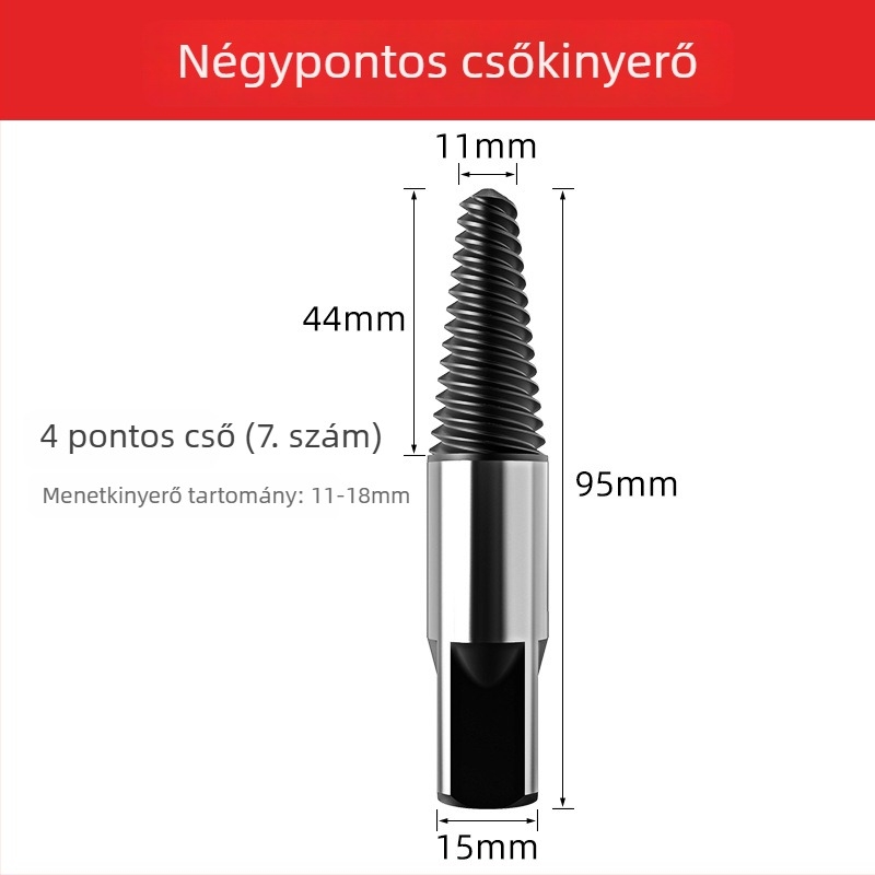 Kétfejű menetkivonó és taps a vízvezetékekhez – csavarkivonó eszköz, Xinsentuo