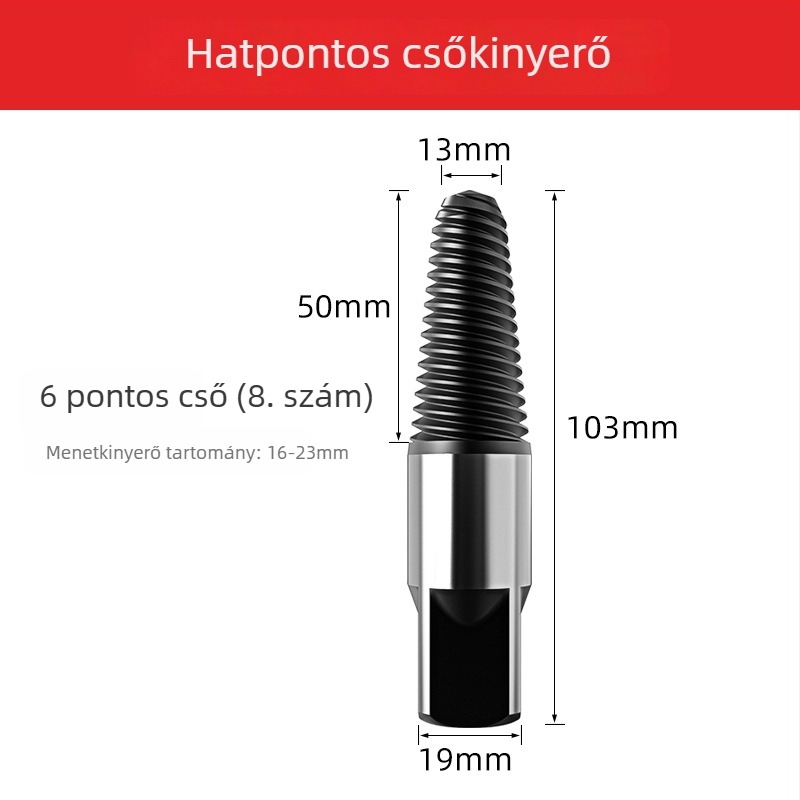 Kétfejű menetkivonó és taps a vízvezetékekhez – csavarkivonó eszköz, Xinsentuo