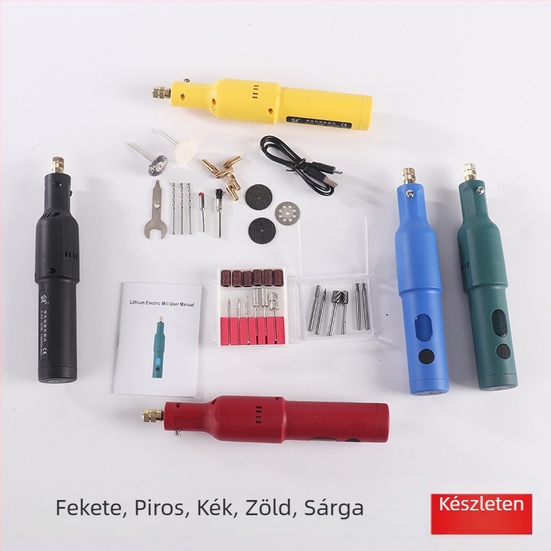 Kézben tartható nefrit faragó és polírozó eszköz, mini kompakt elektromos csiszoló, akkumulátor Li-ion, 220V bemenet, 0,38 kg
