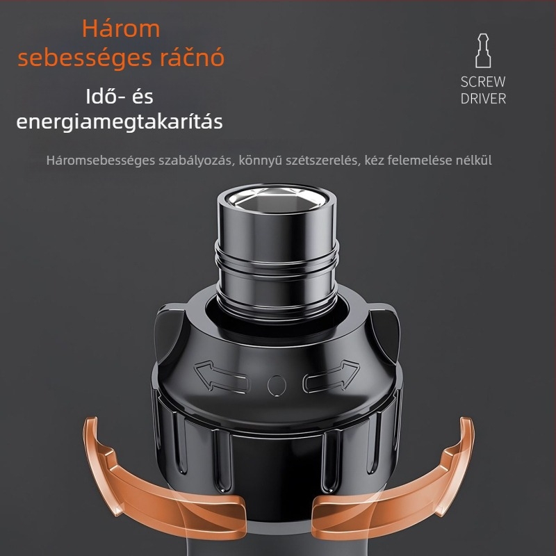 Csavarhúzó készlet reteses mechanizmussal és teleszkópos markolattal – kereszttípusú és különleges alakú bitek, multifunkcionális (Márka: Powerful Factory; Anyag: Szénacél; Készlet: Igen)