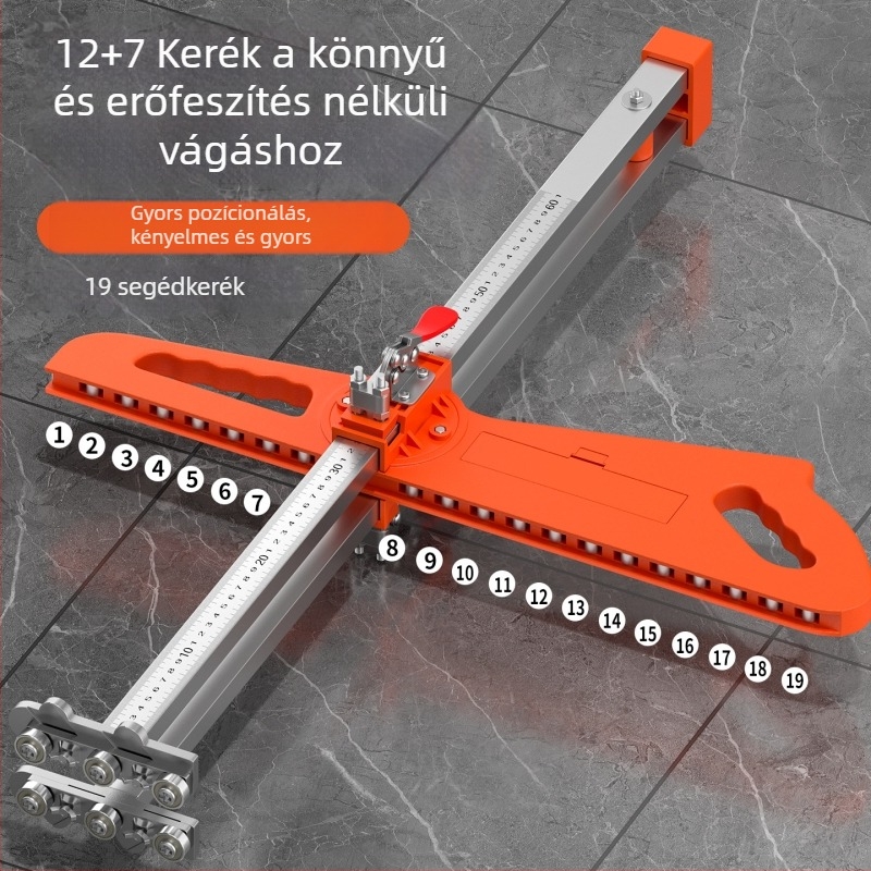 Cassilo Gipszkarton vágó — kézzel hajtott, nagy pontosságú, hordozható, összecsukható