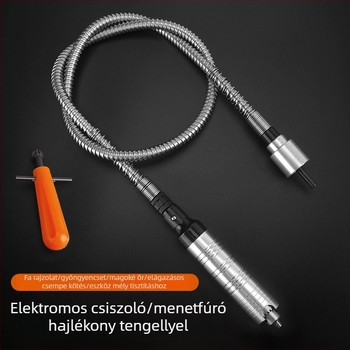 Elektrikus fúró kiegészítők: puha tengelyes markolat, univerzális befogó, hosszabbító tömlő, fugatisztító eszköz