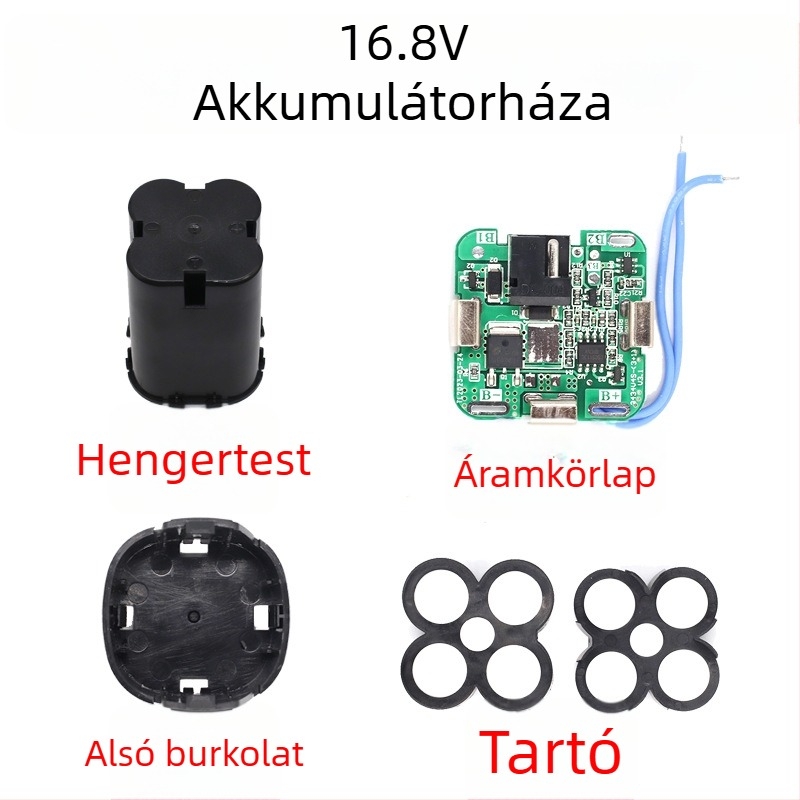 16.8V-os fúrógép akkumulátortok, lítiumakkumulátor-kiegészítők, újra tölthető szerszám részei