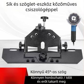 Csempe- és téglafogó élzáró szerszám ferde 45°-os éllel, ABS+fém kivitel