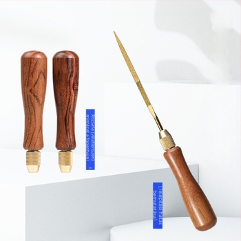 MOKIN Gyémántreszelő titán bevonattal, keményfa fogantyúval Sour Branch Wood, kettős vágás fabarát