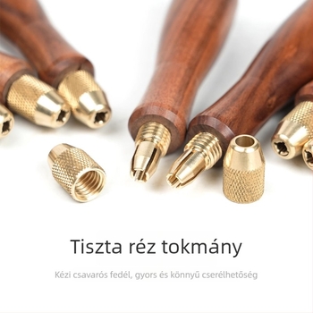 MOKIN Gyémántreszelő titán bevonattal, keményfa fogantyúval Sour Branch Wood, kettős vágás fabarát