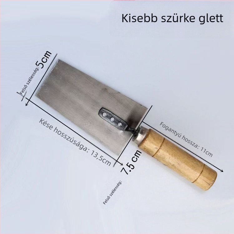 Hosszú nyelű vakolókanál csempe- és falazási munkákhoz — Gold Front
