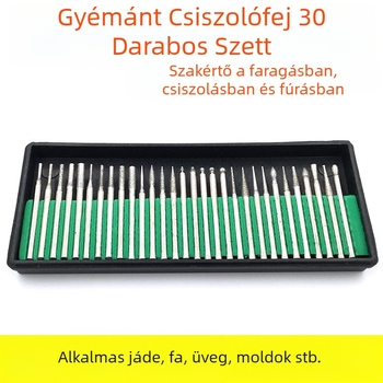 Porphyrin Gyémánt csiszolófej jade és achát számára – fémhálós csiszolófej faragásra, fúrásra és polírozásra (elektrikus csiszoló kiegészítő)