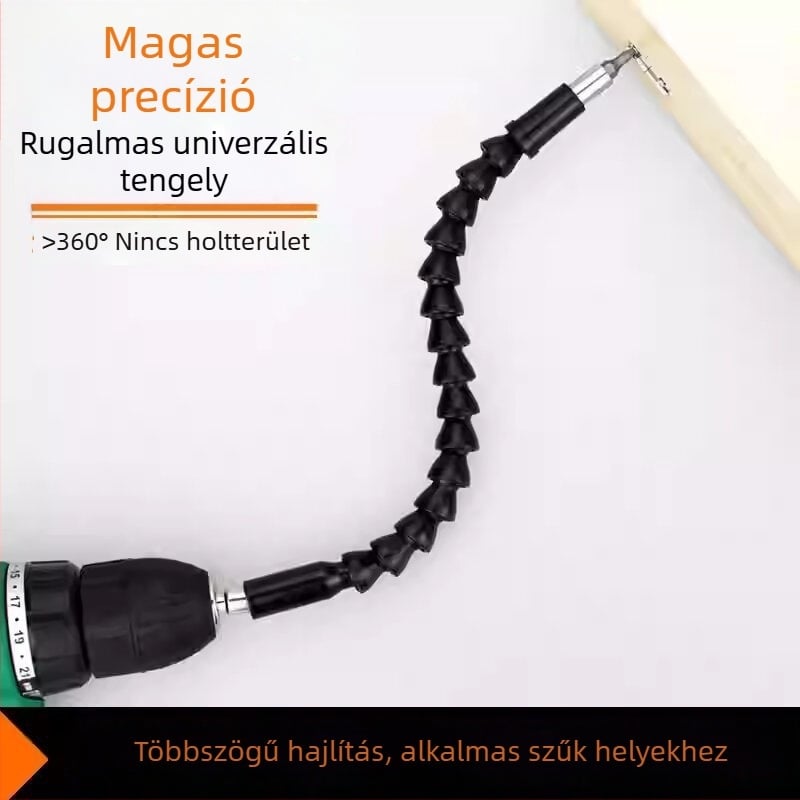 Xinfeng Univerzális hajlékony fúrószár hosszabbító ferde ízülettel és bittartó hüvely — Anyag: Műanyag (Márka: Xinfeng)