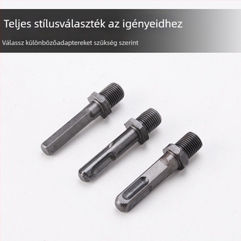 Kalapácsfúróból ütőfúró adapter — rozsdamentes acél, 40# acél, polírozott felület; márka Positive business