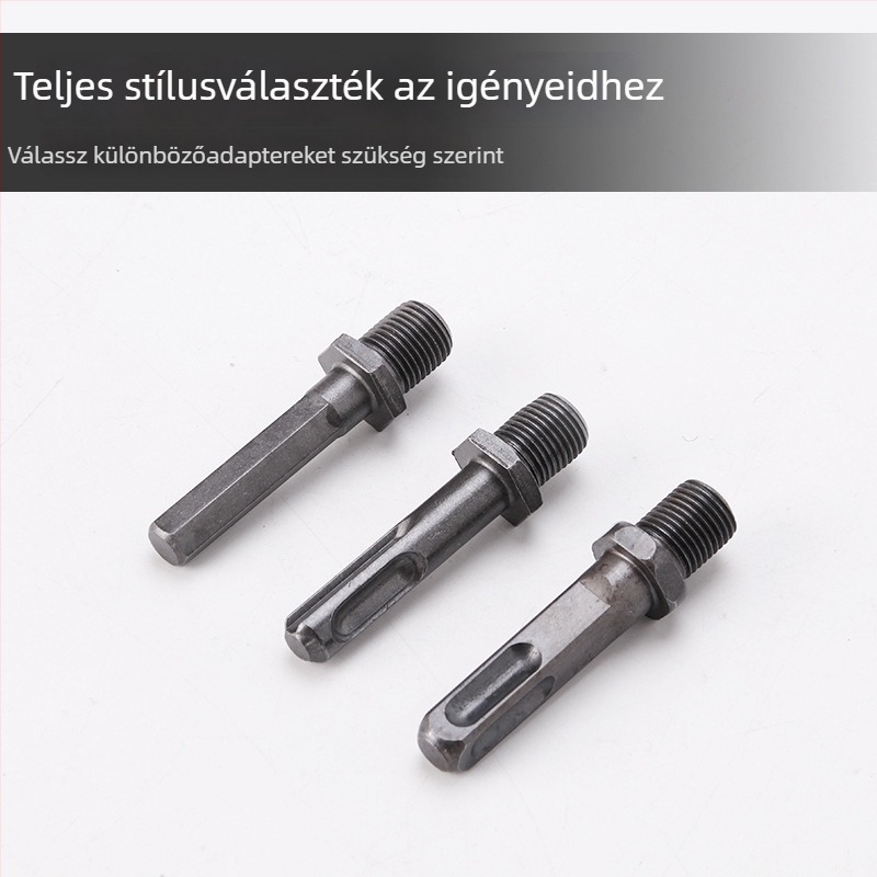 Kalapácsfúróból ütőfúró adapter — rozsdamentes acél, 40# acél, polírozott felület; márka Positive business