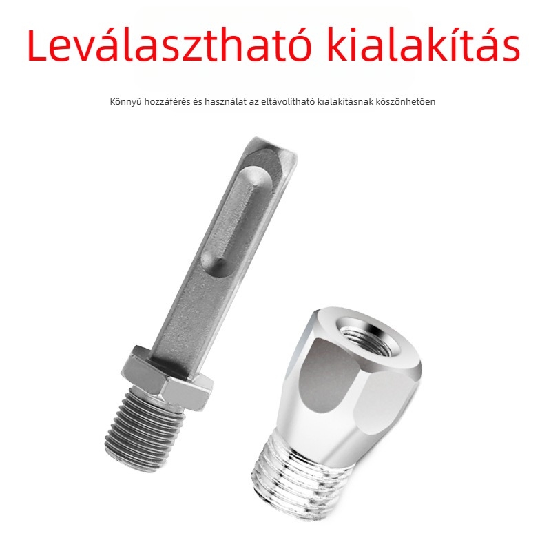 Kalapácsfúróból ütőfúró adapter — rozsdamentes acél, 40# acél, polírozott felület; márka Positive business