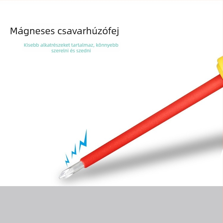 Tonghe szigetelt csavarhúzó készlet 8 az 1-ben: mágneses tippek, 45# acél, súly 850 g