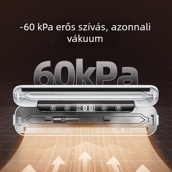 Otthoni vákuumzáró készülék, ABS ház, modell HP-6008 (100W, 220V, 50Hz)