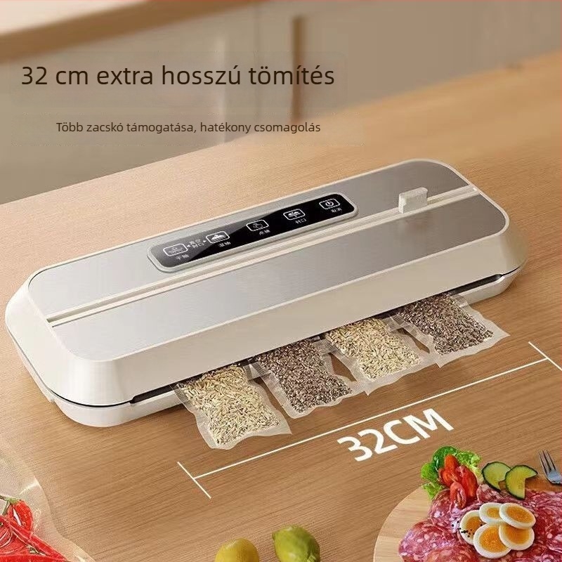 Otthoni vákuumzáró készülék, ABS ház, modell HP-6008 (100W, 220V, 50Hz)